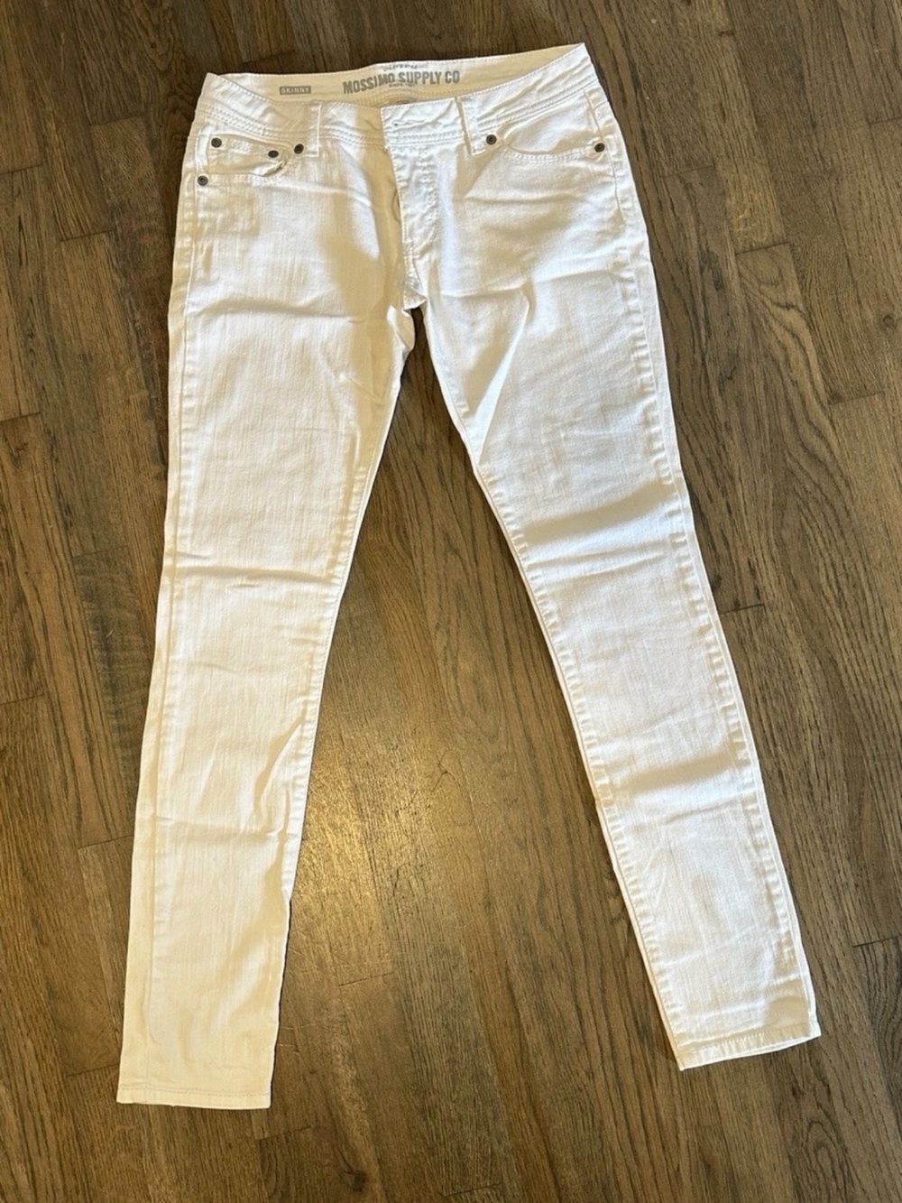 Mossimo Supply Co. Slim White Skinny Jeans size 7